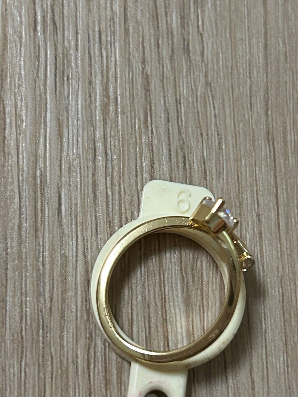 3-Rings Initial 'A', Seashell, and mermaid tail Ring Set Gold Tone -Kids Jewelry